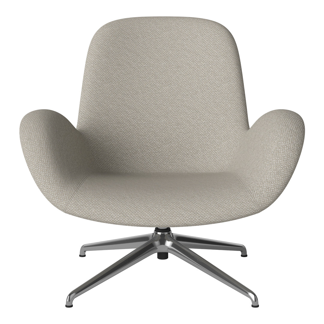 Fauteuil Seed Lounge - Rembourré - Piètement 4 branches - Chrome