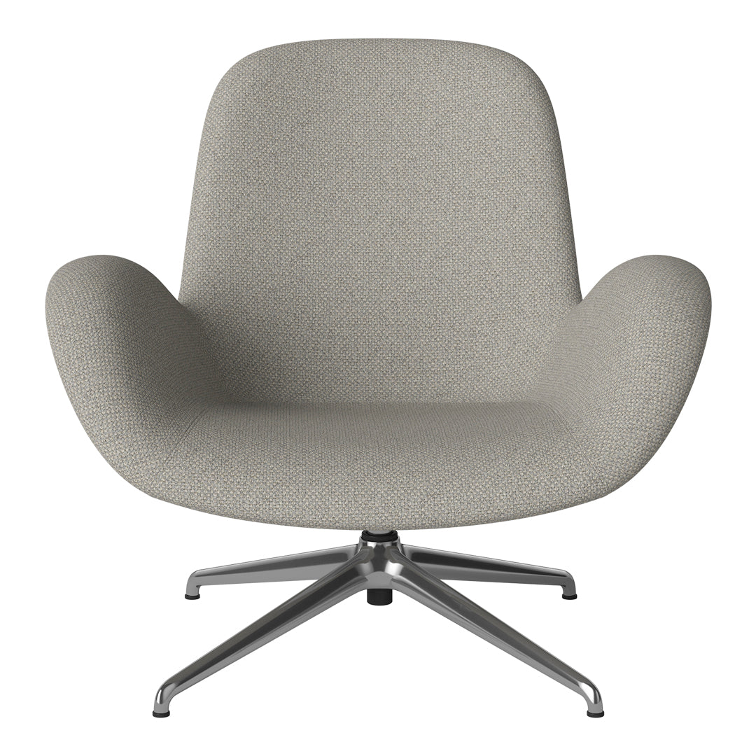 Fauteuil Seed Lounge - Rembourré - Piètement 4 branches - Chrome