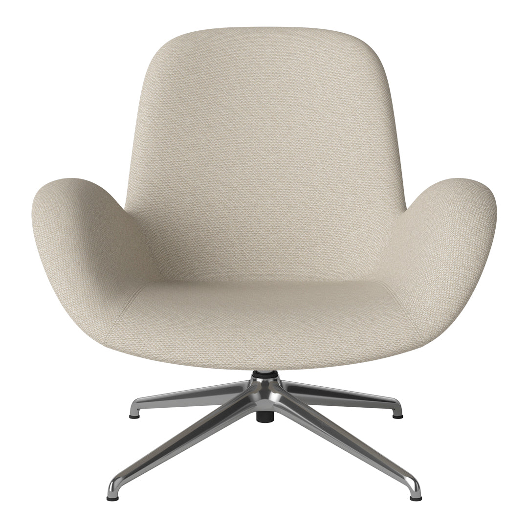 Fauteuil Seed Lounge - Rembourré - Piètement 4 branches - Chrome