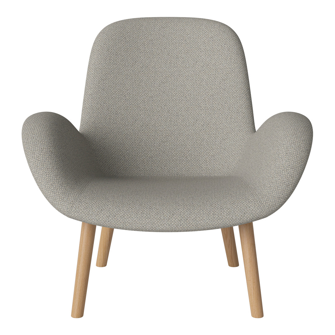 Fauteuil Seed Lounge - Rembourré - Piètement en chêne huilé