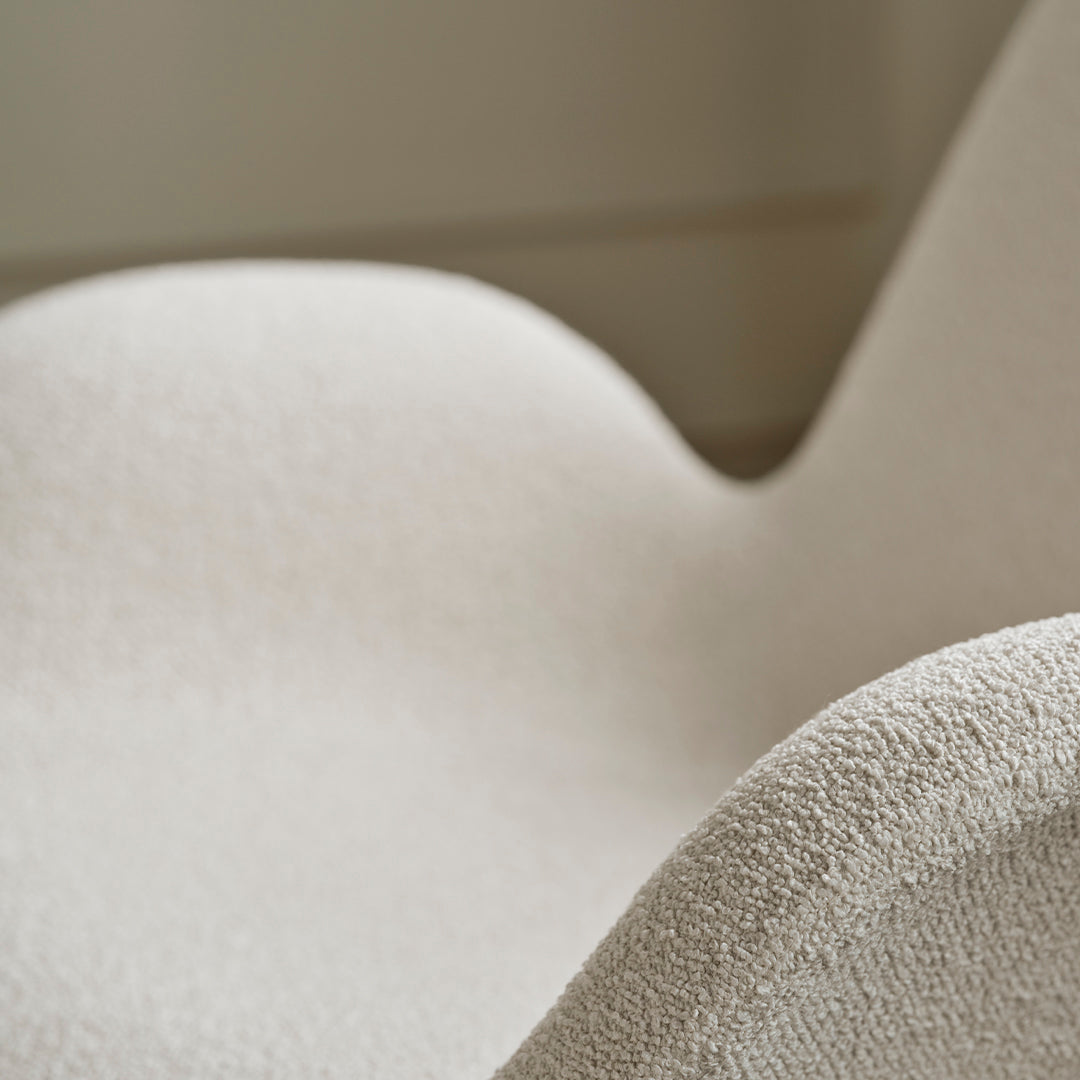 Fauteuil Seed Lounge - Rembourré - Piètement en chêne huilé