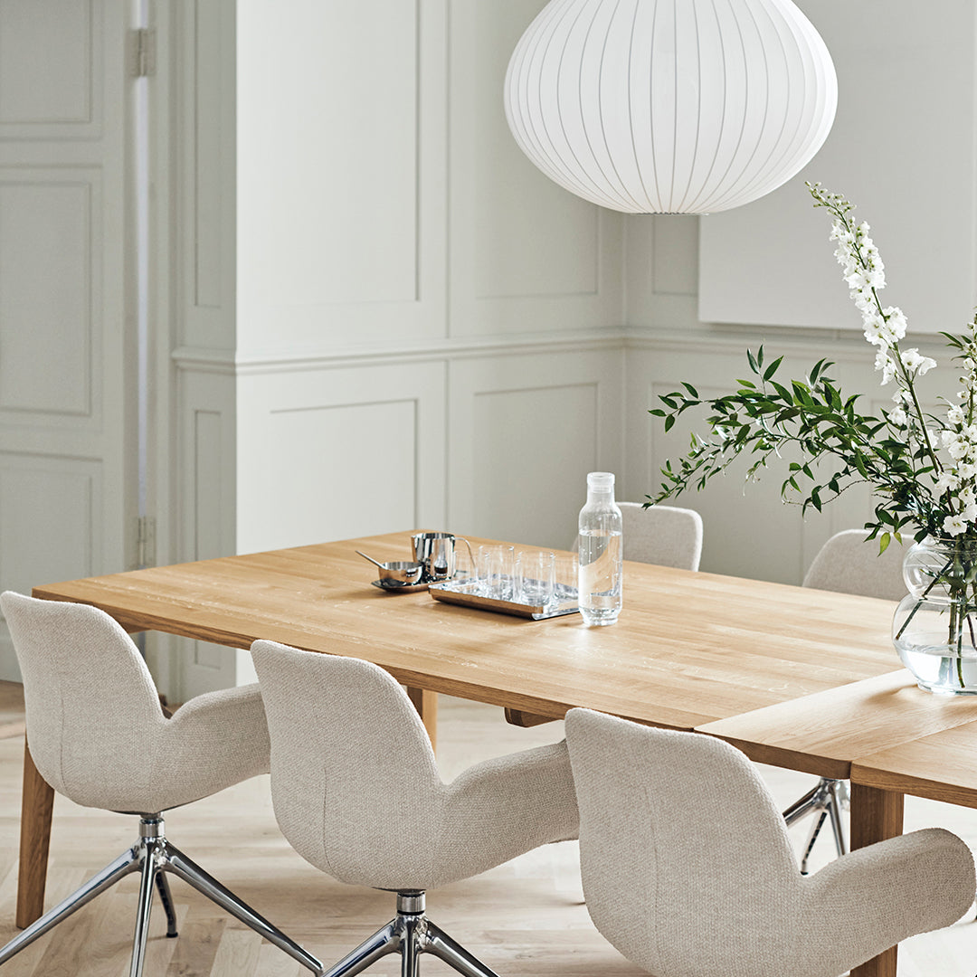 Fauteuil Seed - Rembourré - Piètement 4 branches avec patins - Acier laqué gris