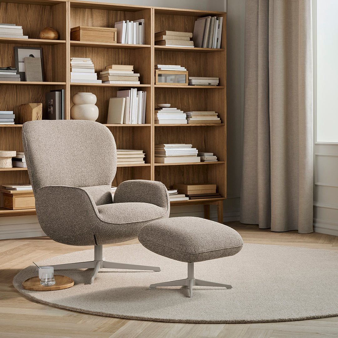 Fauteuil Ripon - Piètement 4 branches - Acier laqué satiné