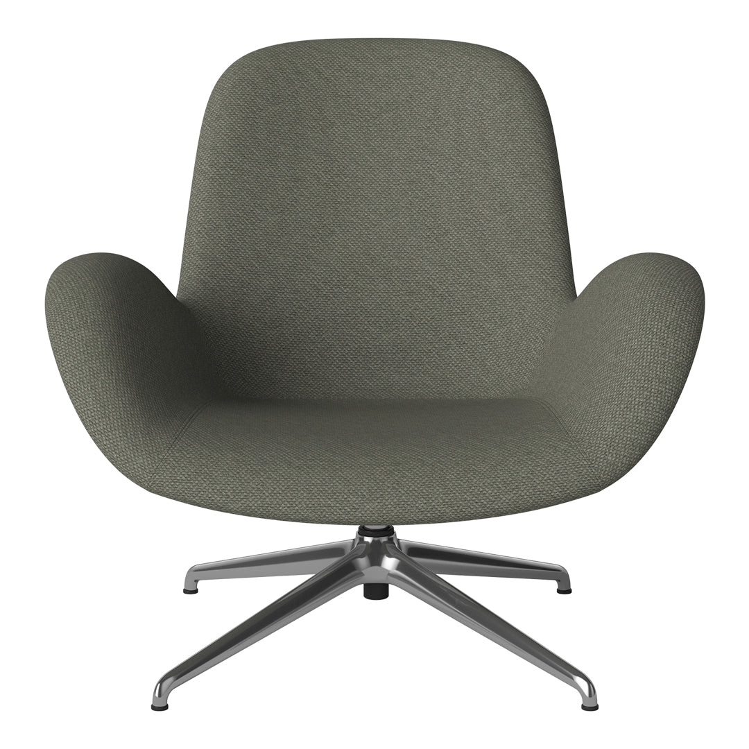 Fauteuil Seed Lounge - Rembourré - Piètement 4 branches - Chrome