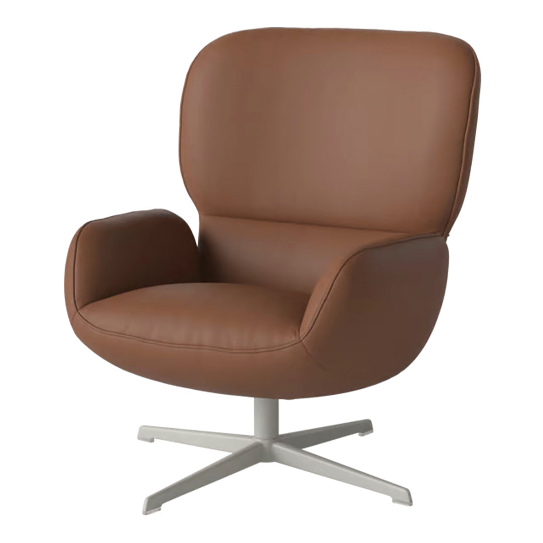 Fauteuil Ripon - Piètement 4 branches - Acier laqué gris