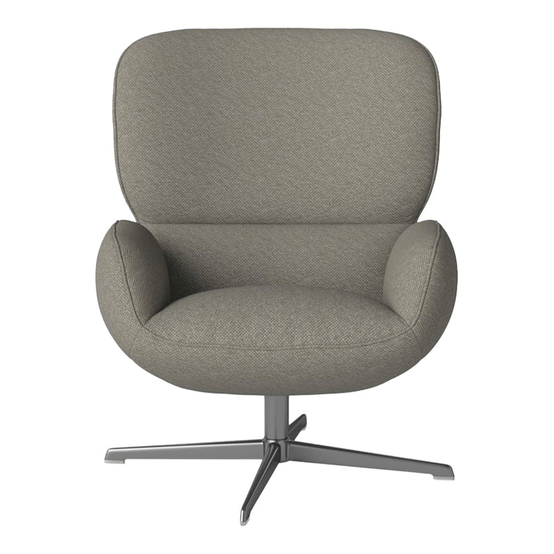 Fauteuil Ripon - Piètement 4 branches - Acier laqué satiné