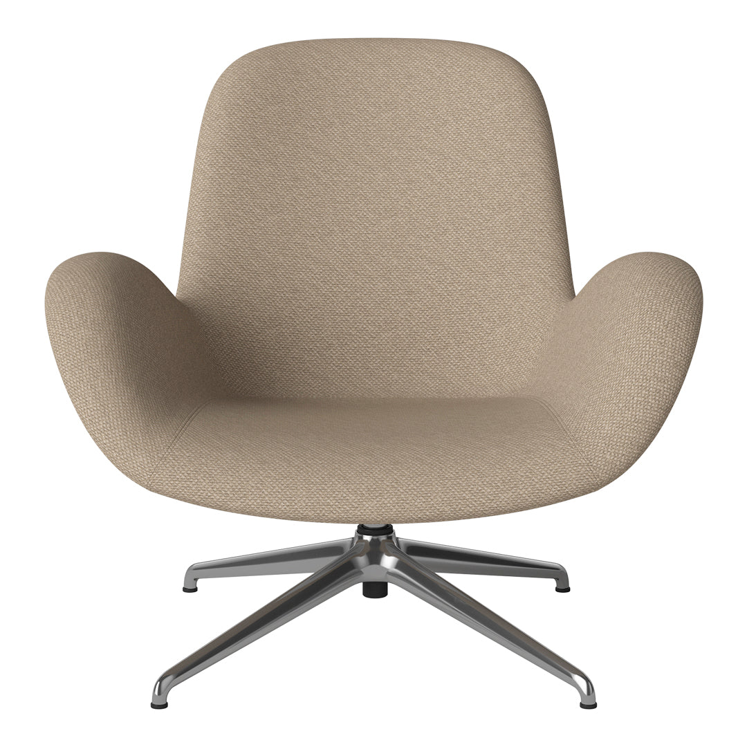 Fauteuil Seed Lounge - Rembourré - Piètement 4 branches - Chrome