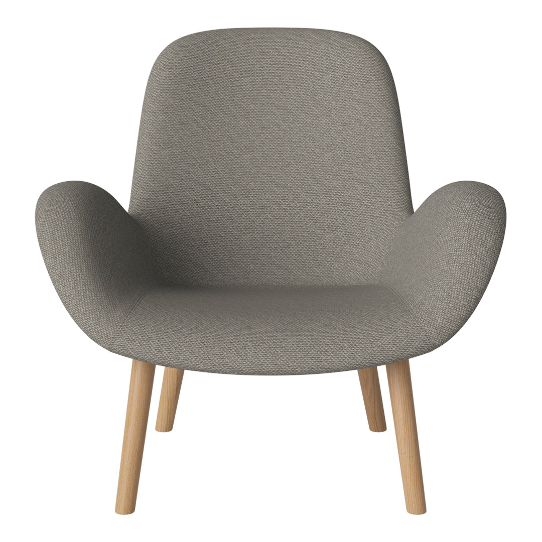 Fauteuil Seed Lounge - Rembourré - Piètement en chêne huilé