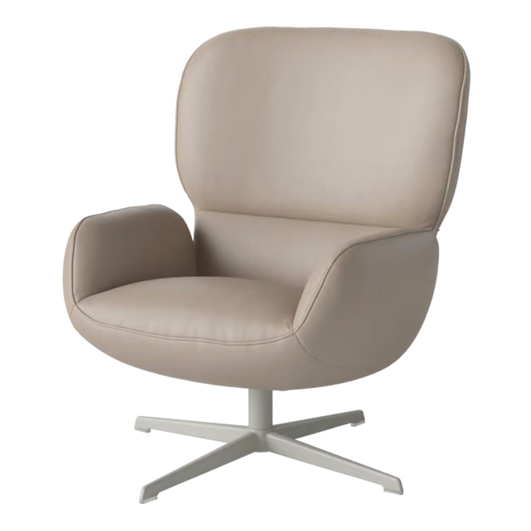 Fauteuil Ripon - Piètement 4 branches - Acier laqué gris