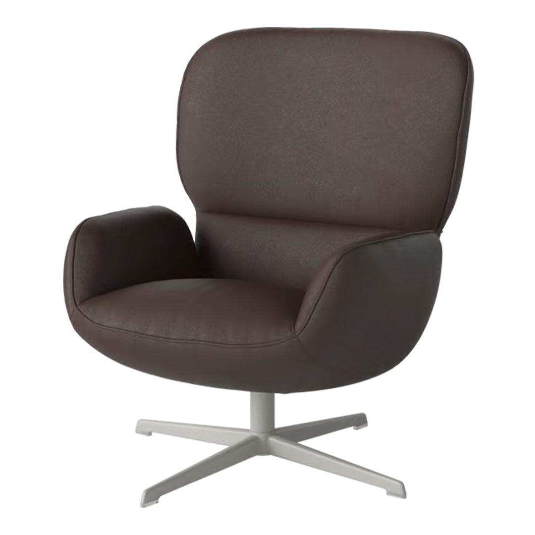 Fauteuil Ripon - Piètement 4 branches - Acier laqué gris