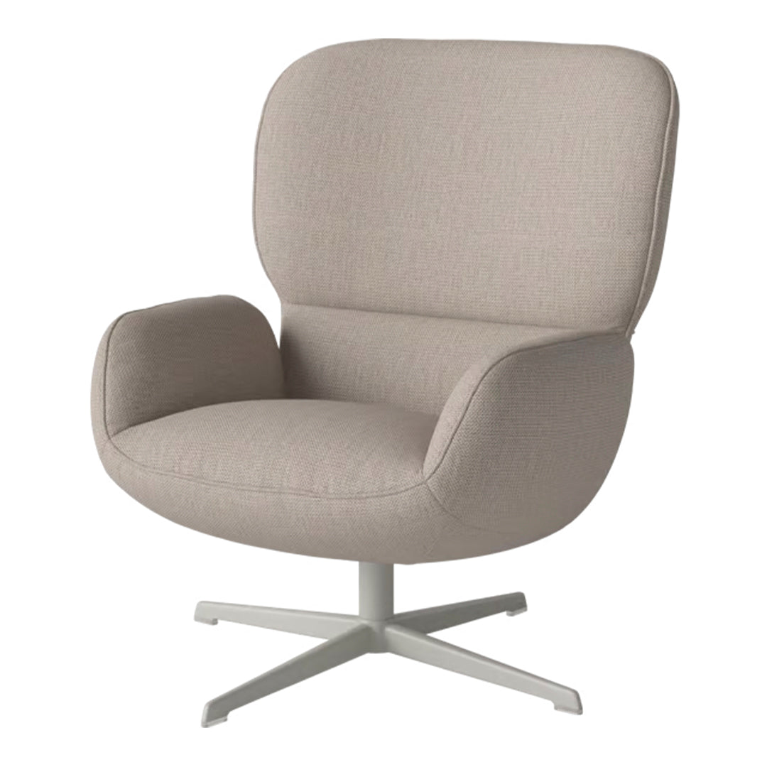 Fauteuil Ripon - Piètement 4 branches - Acier laqué gris