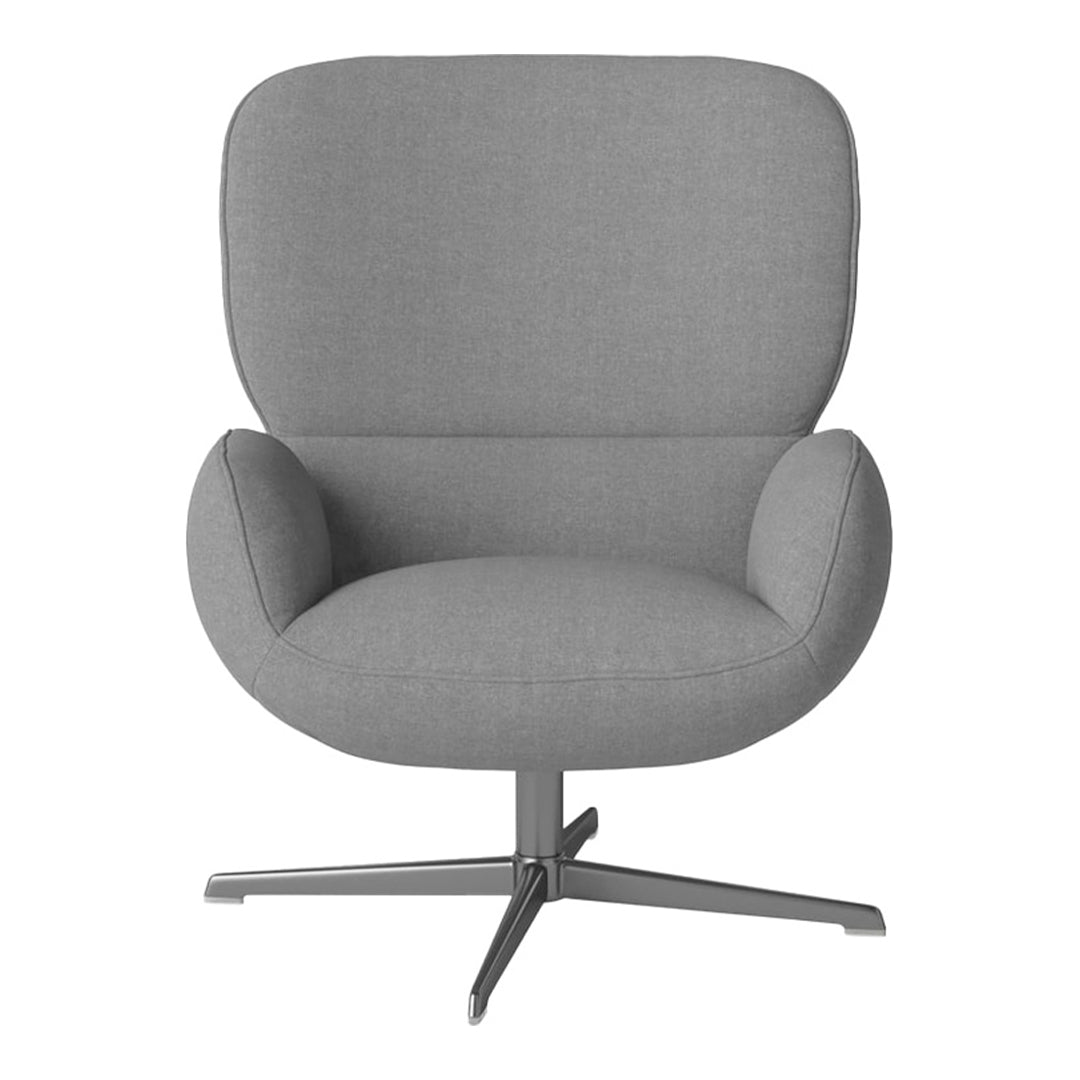 Fauteuil Ripon - Piètement 4 branches - Acier laqué satiné