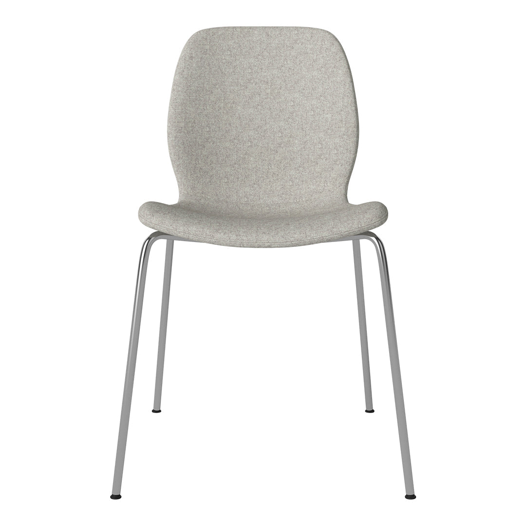 Chaise de salle à manger Seed - Rembourrée - Base chromée
