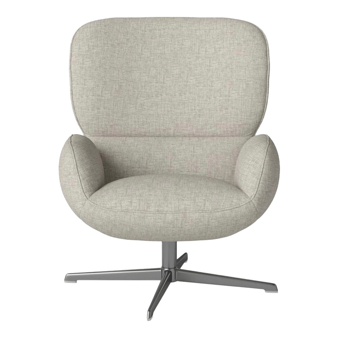 Fauteuil Ripon - Piètement 4 branches - Acier laqué satiné