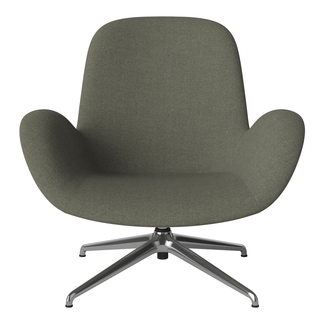 Fauteuil Seed Lounge - Rembourré - Piètement 4 branches - Chrome