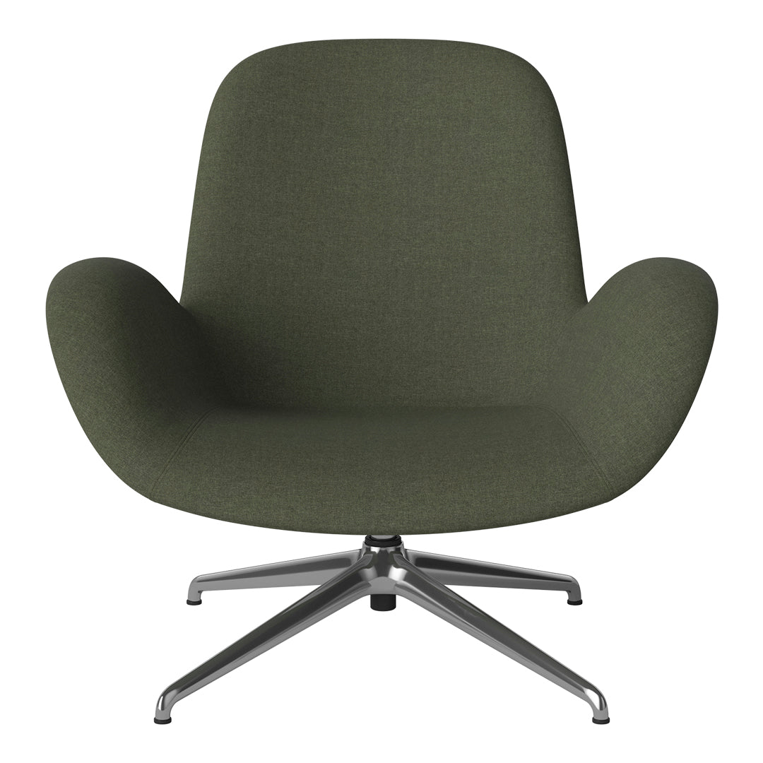 Fauteuil Seed Lounge - Rembourré - Piètement 4 branches - Chrome