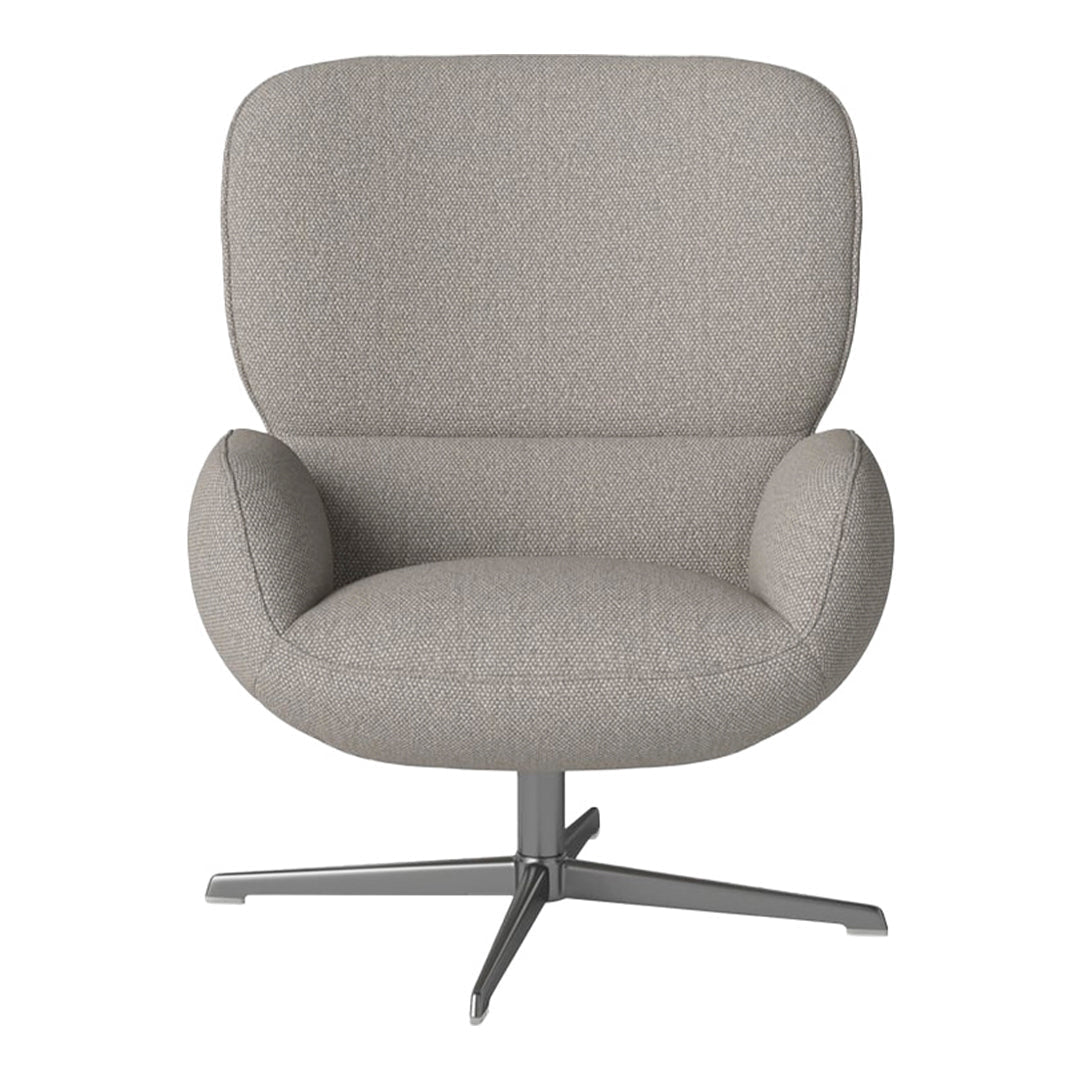 Fauteuil Ripon - Piètement 4 branches - Acier laqué satiné