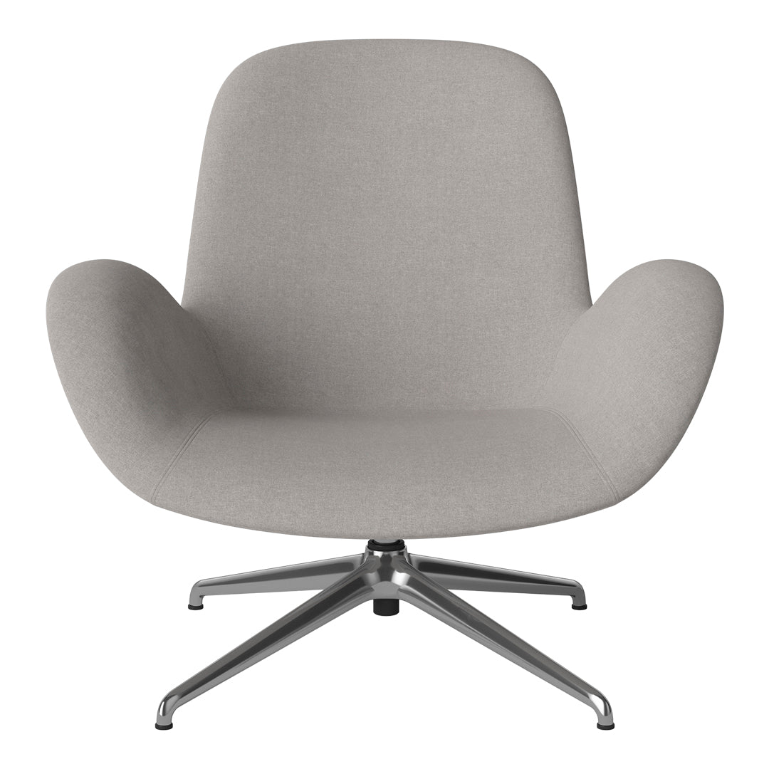 Fauteuil Seed Lounge - Rembourré - Piètement 4 branches - Chrome