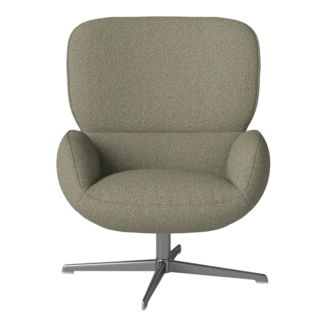Fauteuil Ripon - Piètement 4 branches - Acier laqué satiné