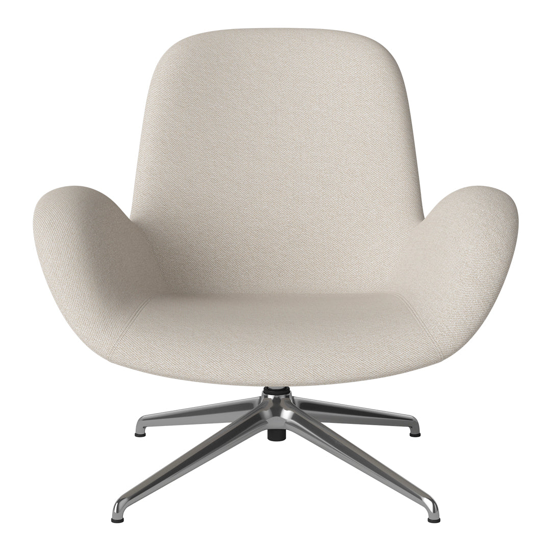 Fauteuil Seed Lounge - Rembourré - Piètement 4 branches - Chrome