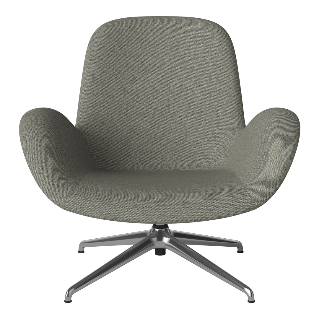 Fauteuil Seed Lounge - Rembourré - Piètement 4 branches - Chrome