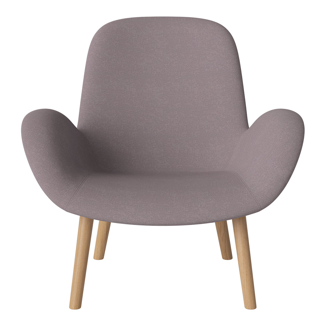 Fauteuil Seed Lounge - Rembourré - Piètement en chêne huilé