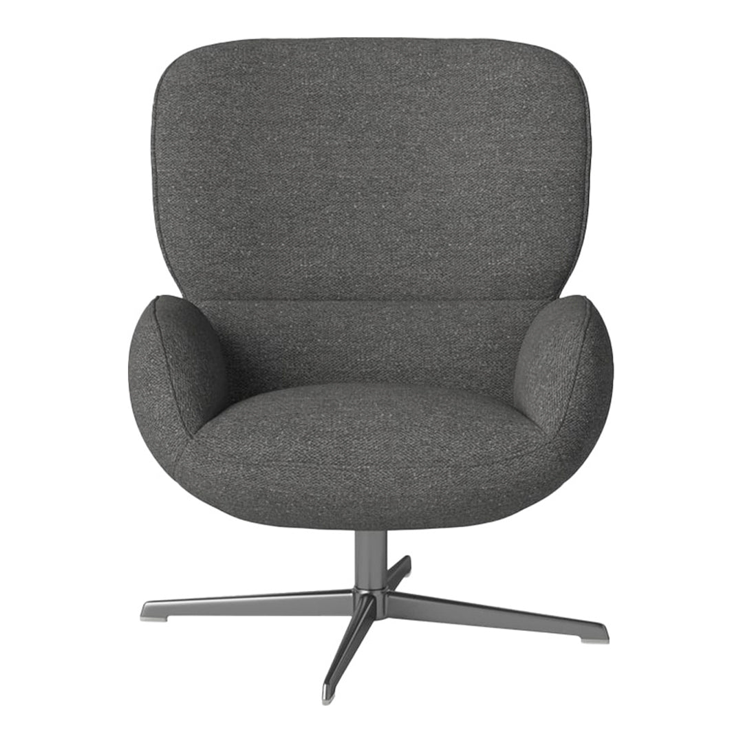 Fauteuil Ripon - Piètement 4 branches - Acier laqué satiné