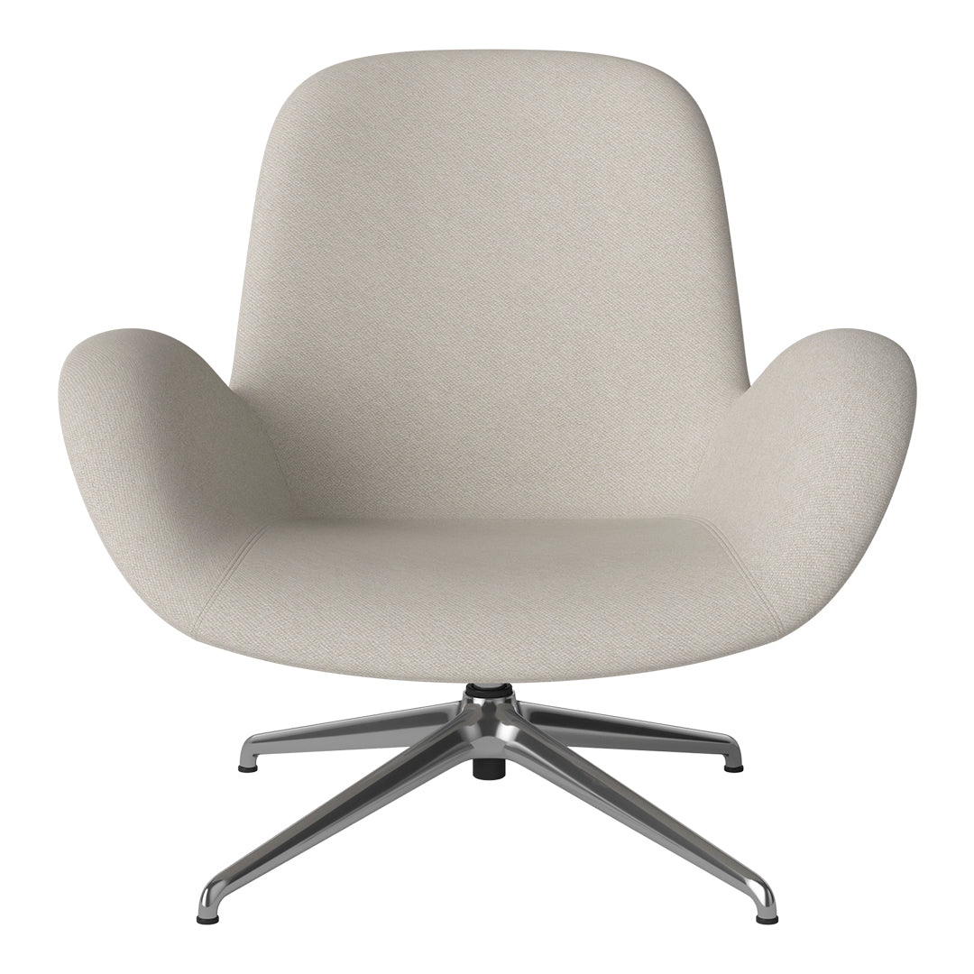 Fauteuil Seed Lounge - Rembourré - Piètement 4 branches - Chrome