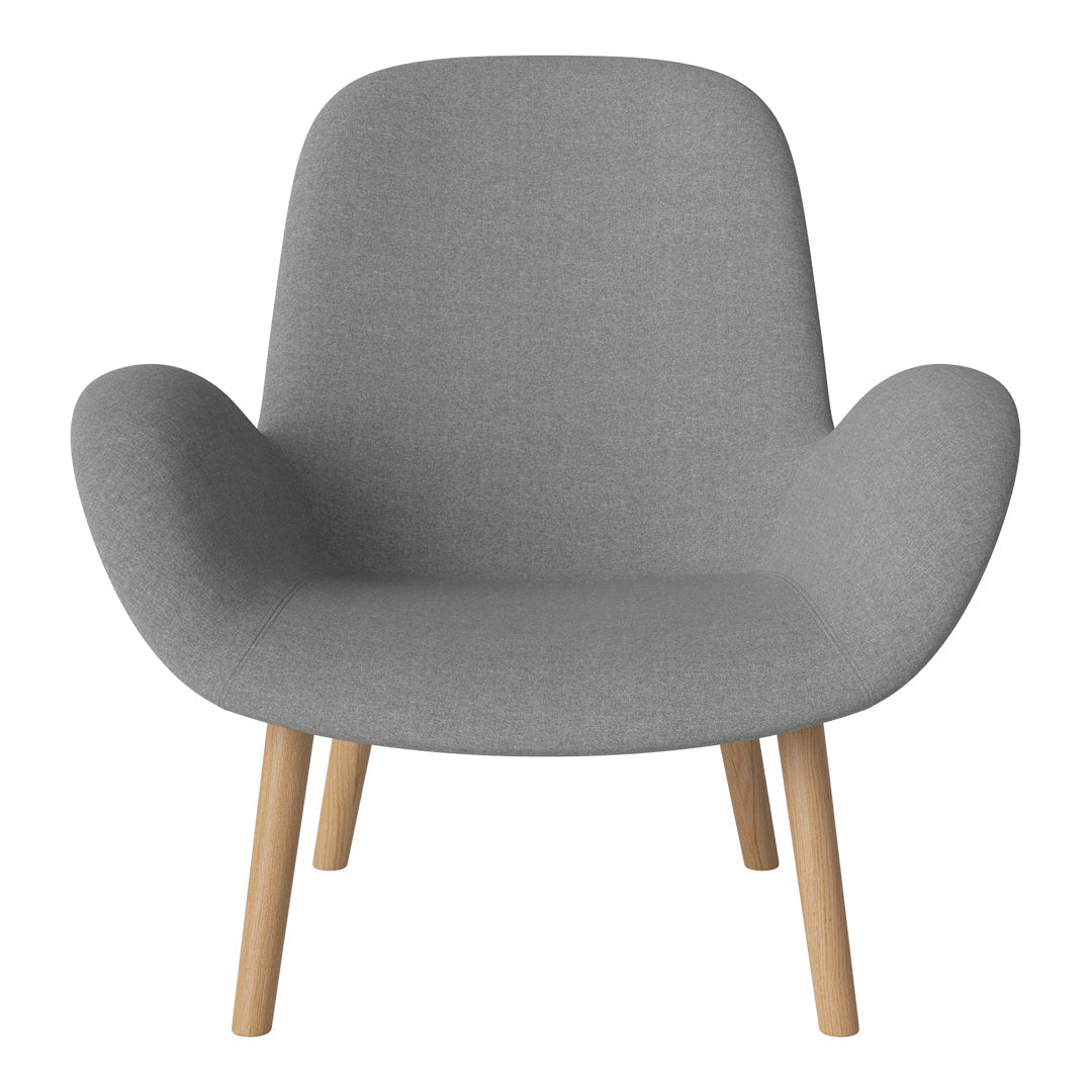 Fauteuil Seed Lounge - Rembourré - Piètement en chêne huilé