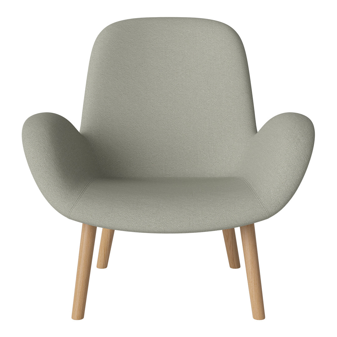 Fauteuil Seed Lounge - Rembourré - Piètement en chêne huilé