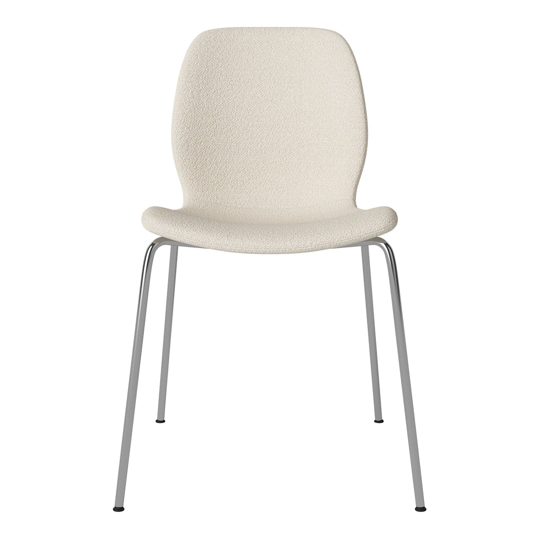 Chaise de salle à manger Seed - Rembourrée - Base chromée
