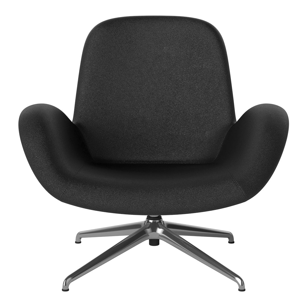 Fauteuil Seed Lounge - Rembourré - Piètement 4 branches - Chrome