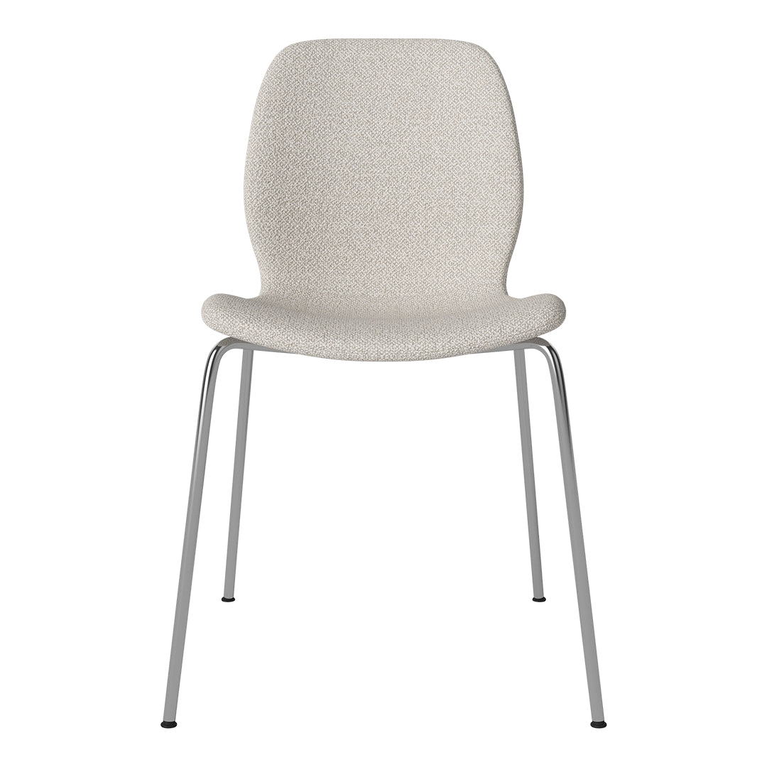 Chaise de salle à manger Seed - Rembourrée - Base chromée
