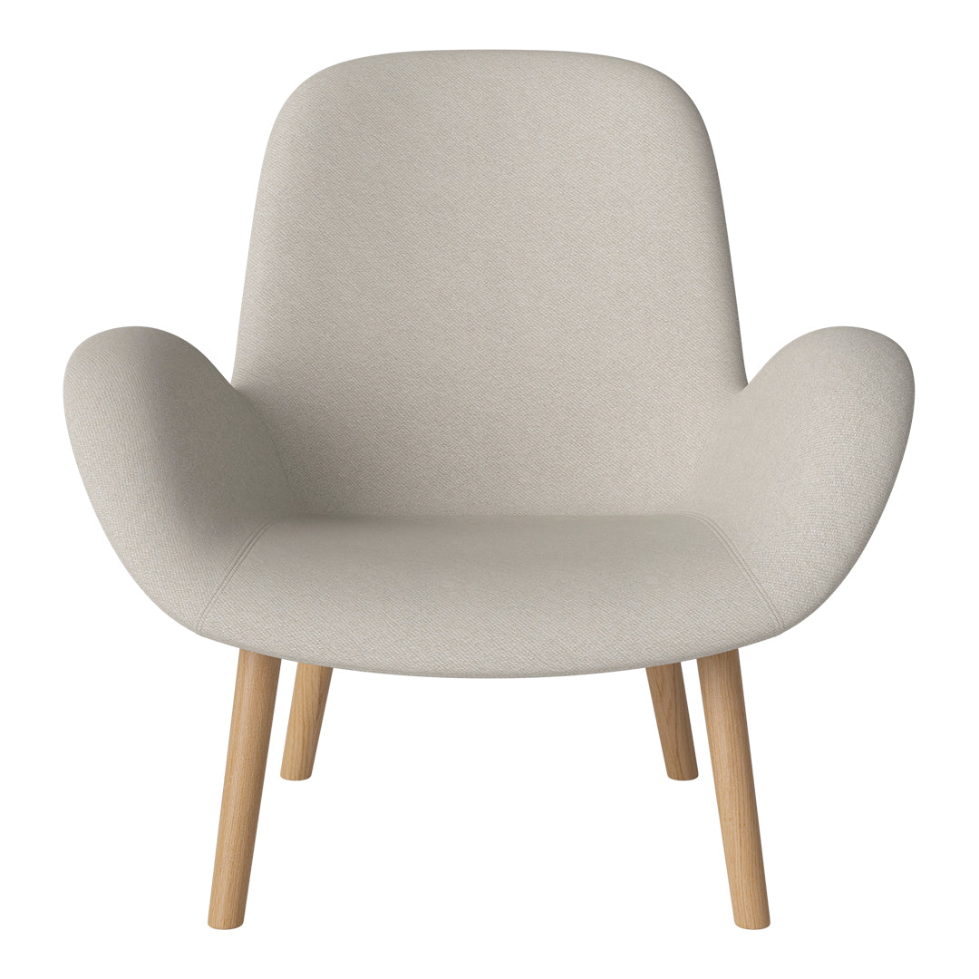 Fauteuil Seed Lounge - Rembourré - Piètement en chêne huilé