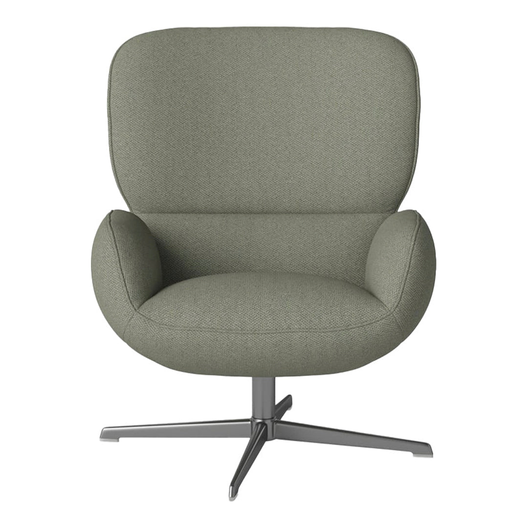 Fauteuil Ripon - Piètement 4 branches - Acier laqué satiné