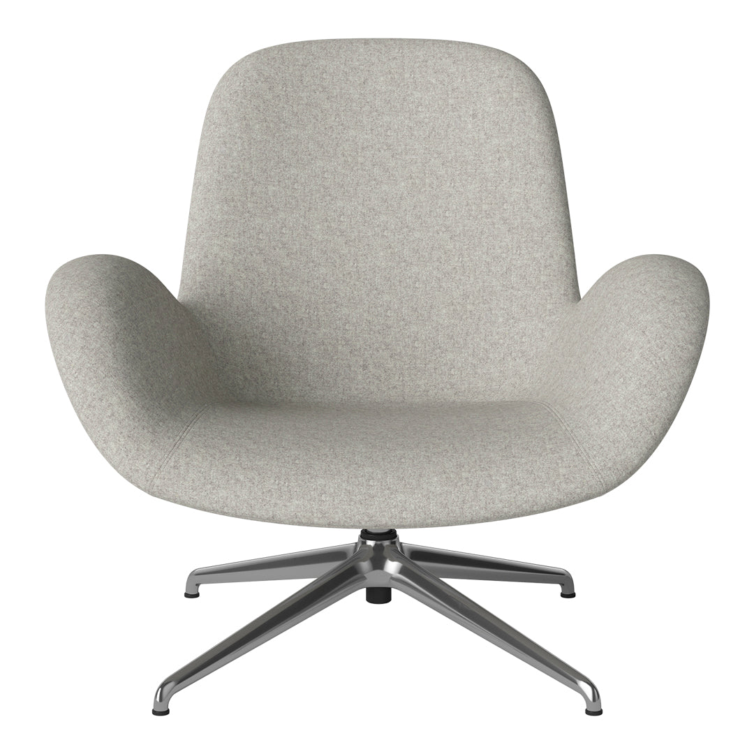 Fauteuil Seed Lounge - Rembourré - Piètement 4 branches - Chrome