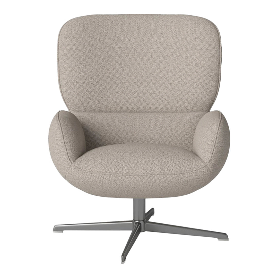 Fauteuil Ripon - Piètement 4 branches - Acier laqué satiné