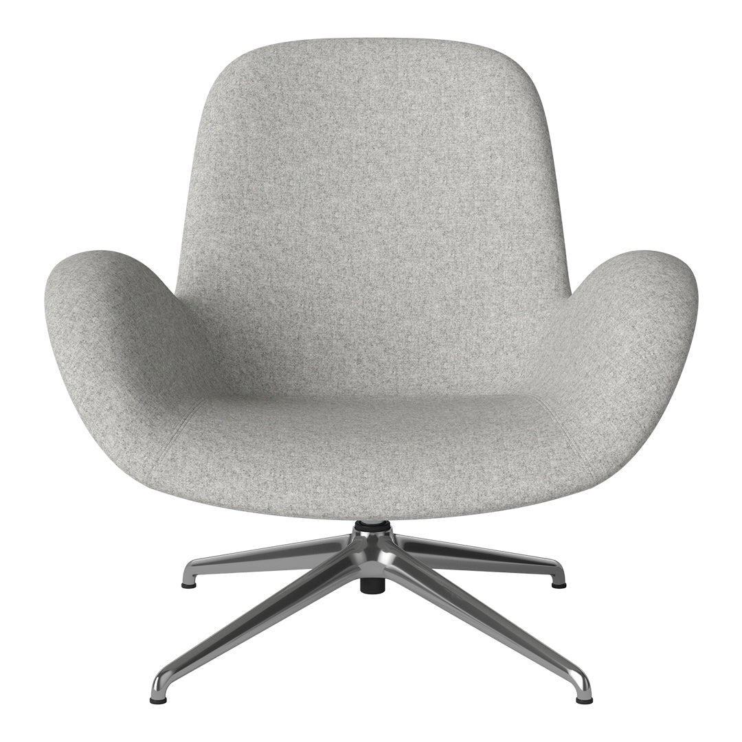 Fauteuil Seed Lounge - Rembourré - Piètement 4 branches - Chrome