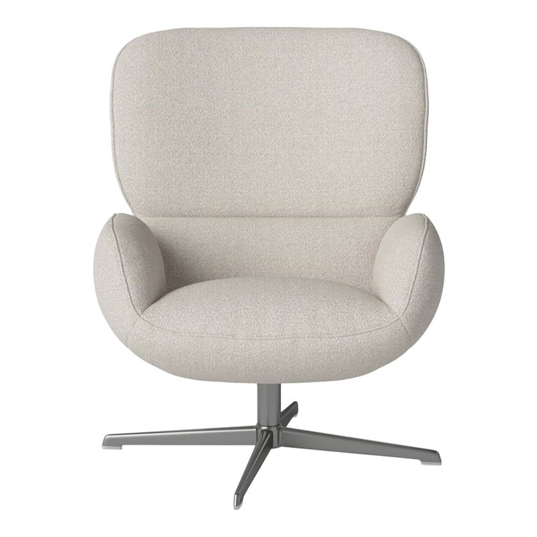 Fauteuil Ripon - Piètement 4 branches - Acier laqué satiné