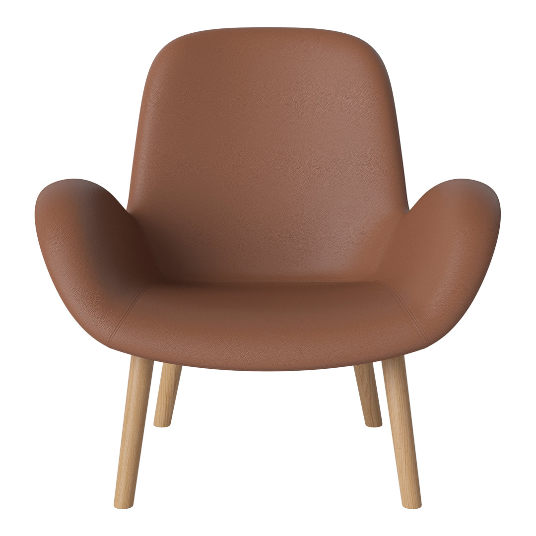 Fauteuil Seed Lounge - Rembourré - Piètement en chêne huilé