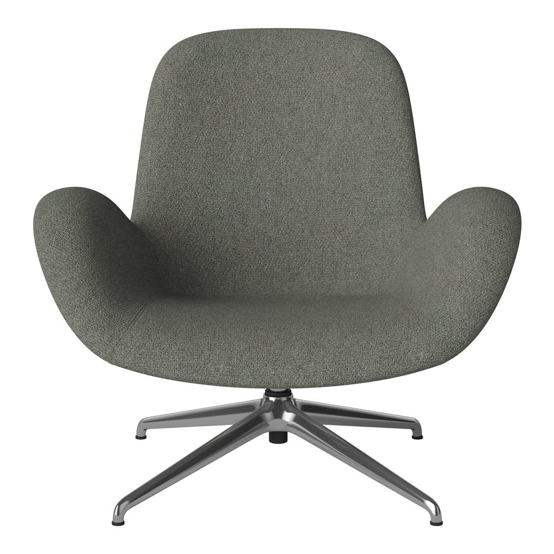 Fauteuil Seed Lounge - Rembourré - Piètement 4 branches - Chrome