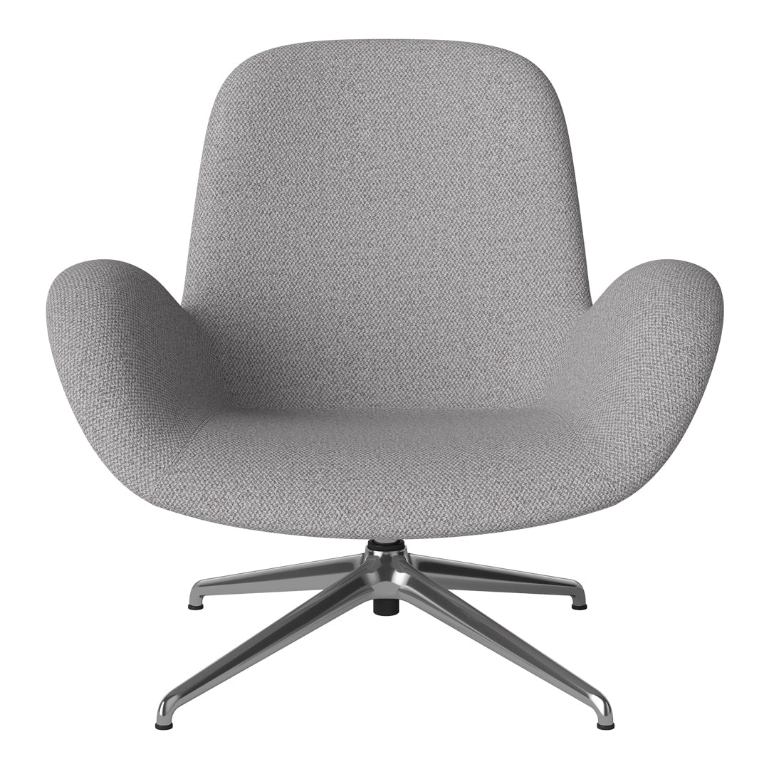 Fauteuil Seed Lounge - Rembourré - Piètement 4 branches - Chrome