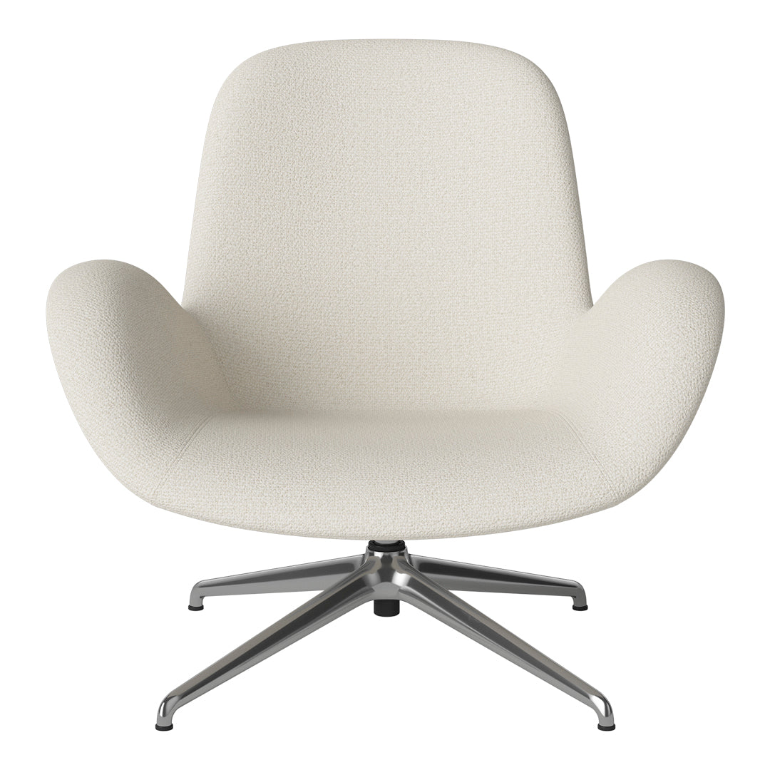 Fauteuil Seed Lounge - Rembourré - Piètement 4 branches - Chrome