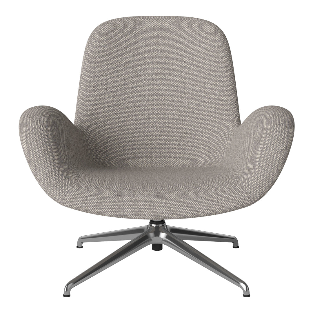 Fauteuil Seed Lounge - Rembourré - Piètement 4 branches - Chrome