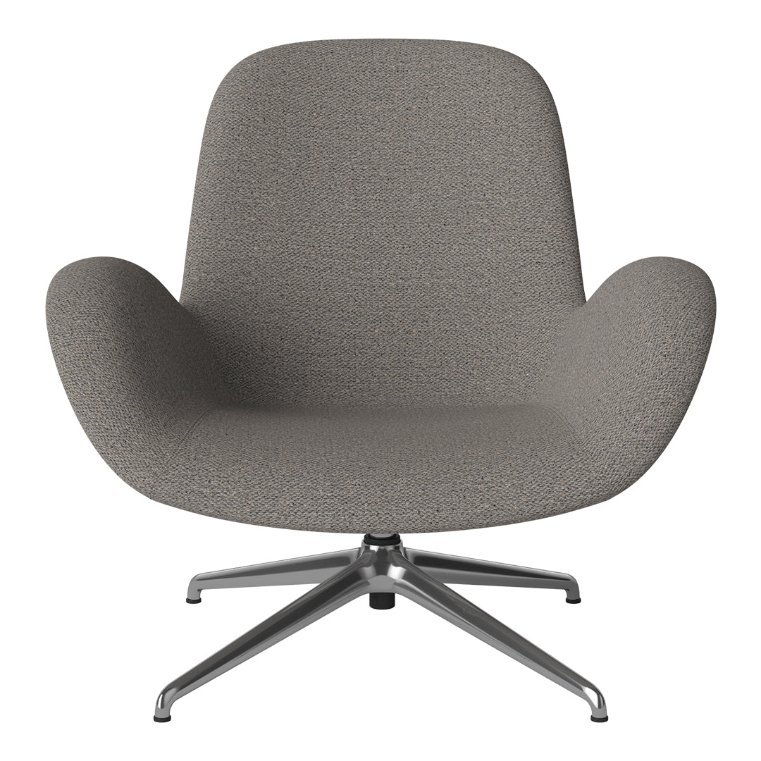 Fauteuil Seed Lounge - Rembourré - Piètement 4 branches - Chrome
