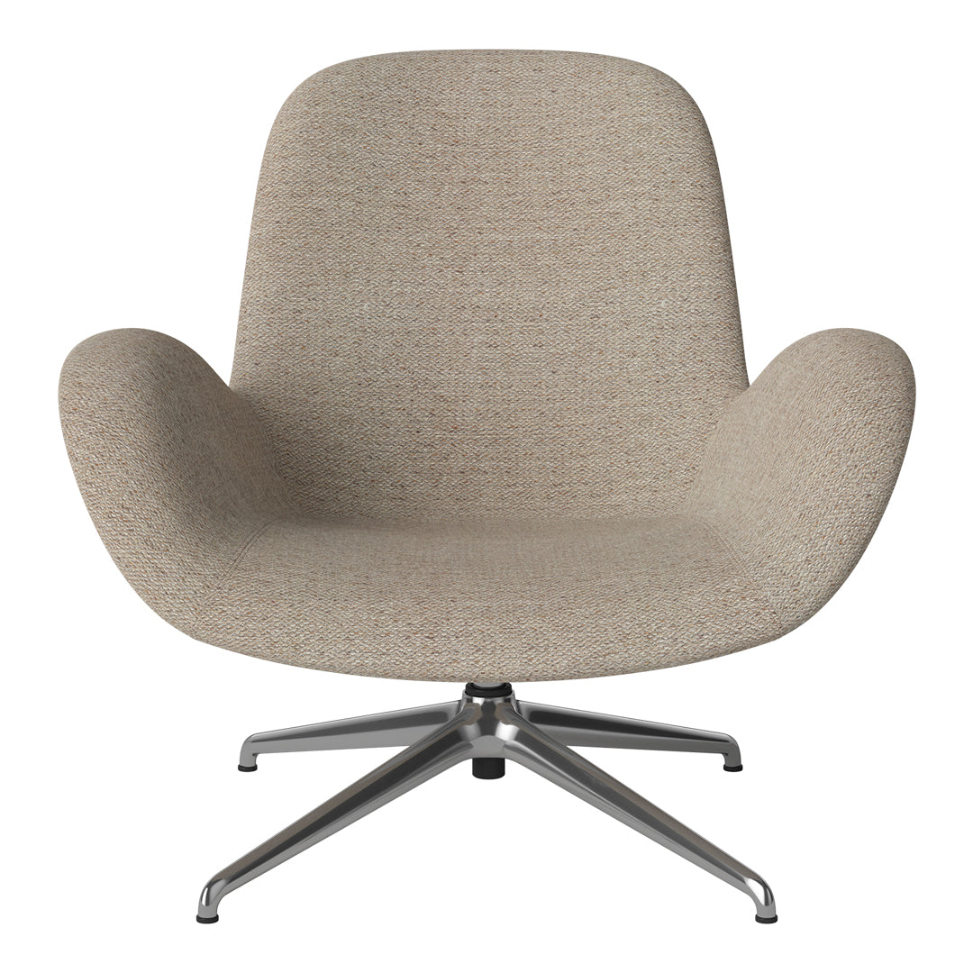 Fauteuil Seed Lounge - Rembourré - Piètement 4 branches - Chrome