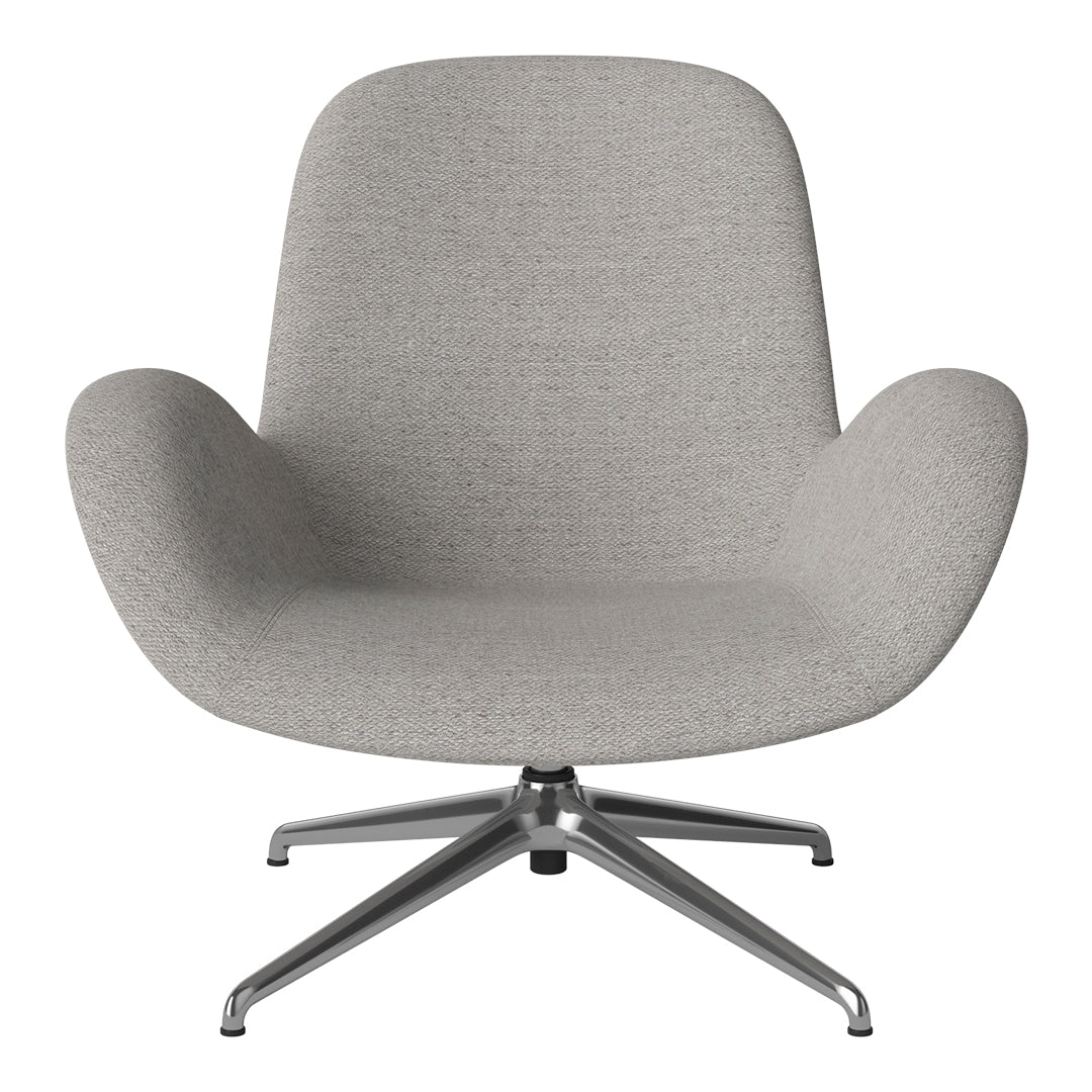 Fauteuil Seed Lounge - Rembourré - Piètement 4 branches - Chrome