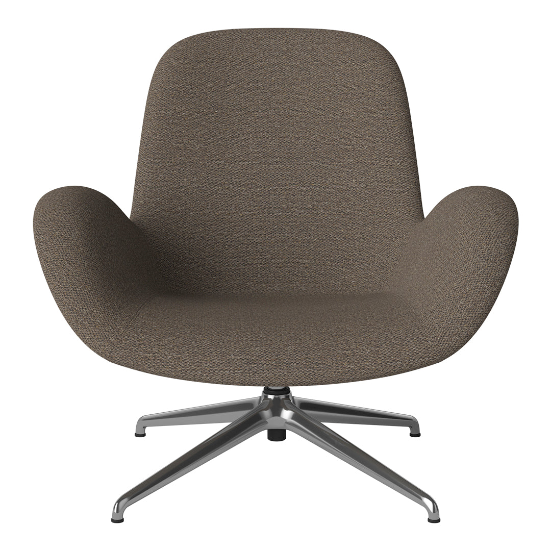 Fauteuil Seed Lounge - Rembourré - Piètement 4 branches - Chrome