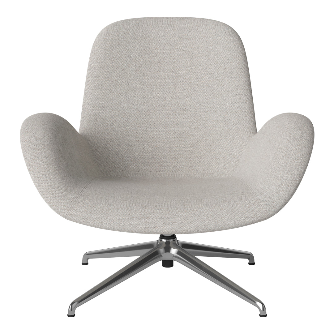 Fauteuil Seed Lounge - Rembourré - Piètement 4 branches - Chrome