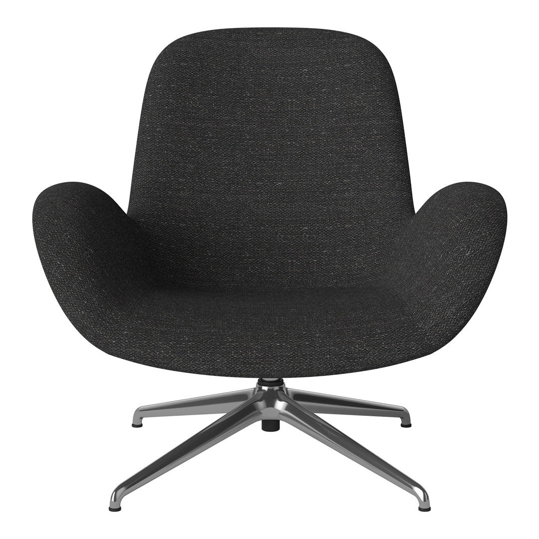 Fauteuil Seed Lounge - Rembourré - Piètement 4 branches - Chrome